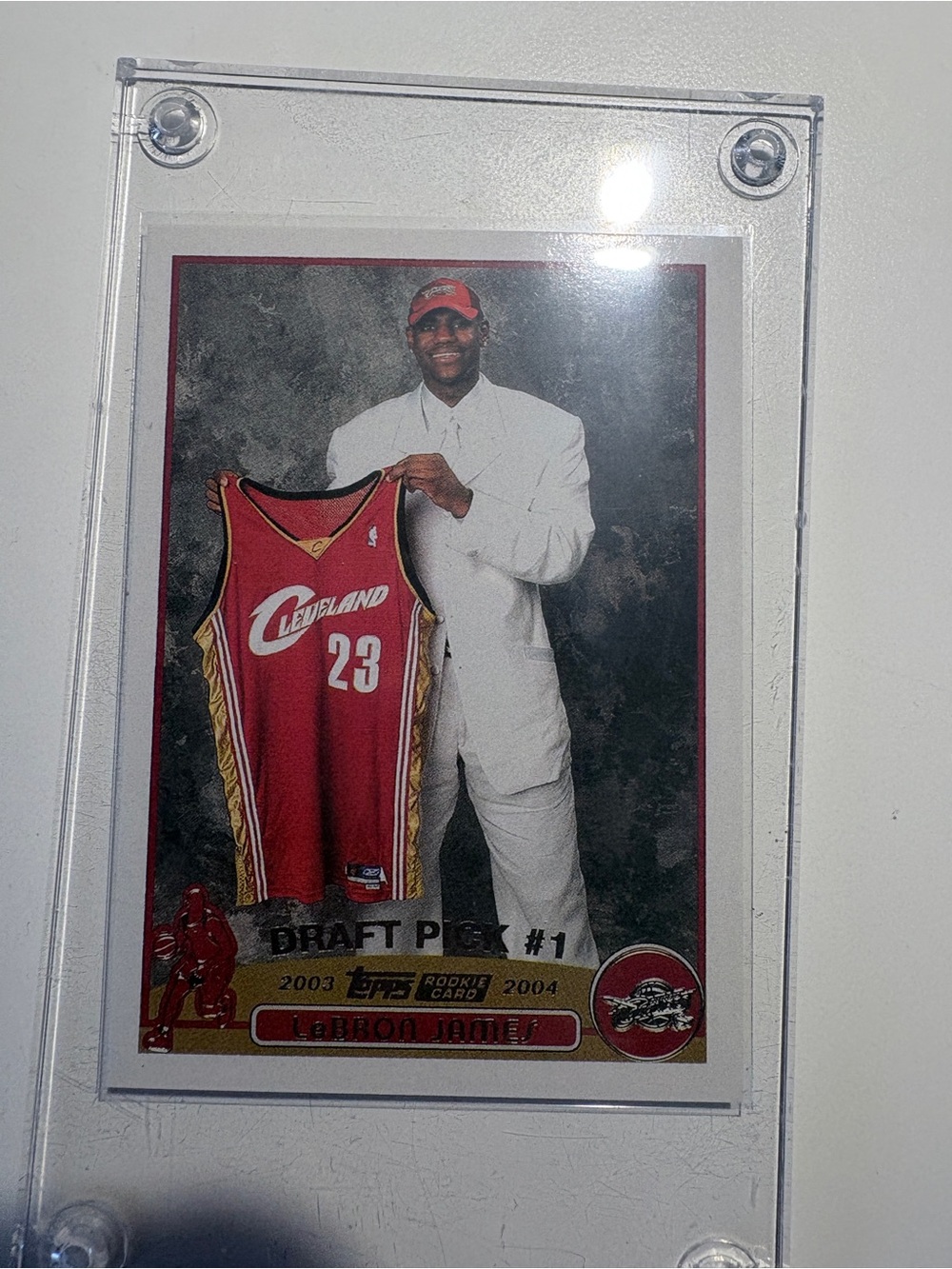 LeBron James draft picks rookie card